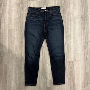 Everlane Dark Wash The High Rise Skinny Jean